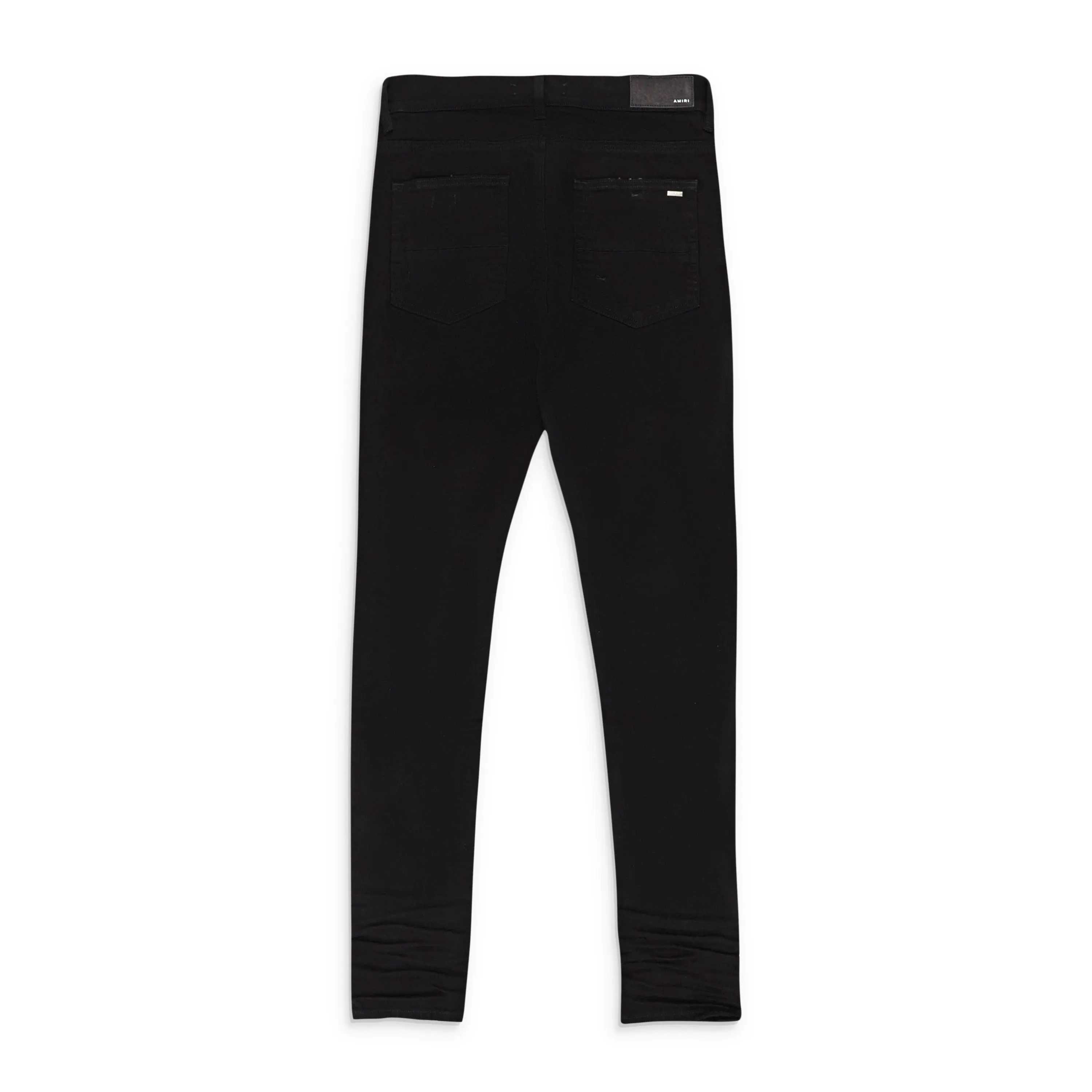 AMIRI MX1 CAMO JEANS BLACK SILVER SKINNY JEANS