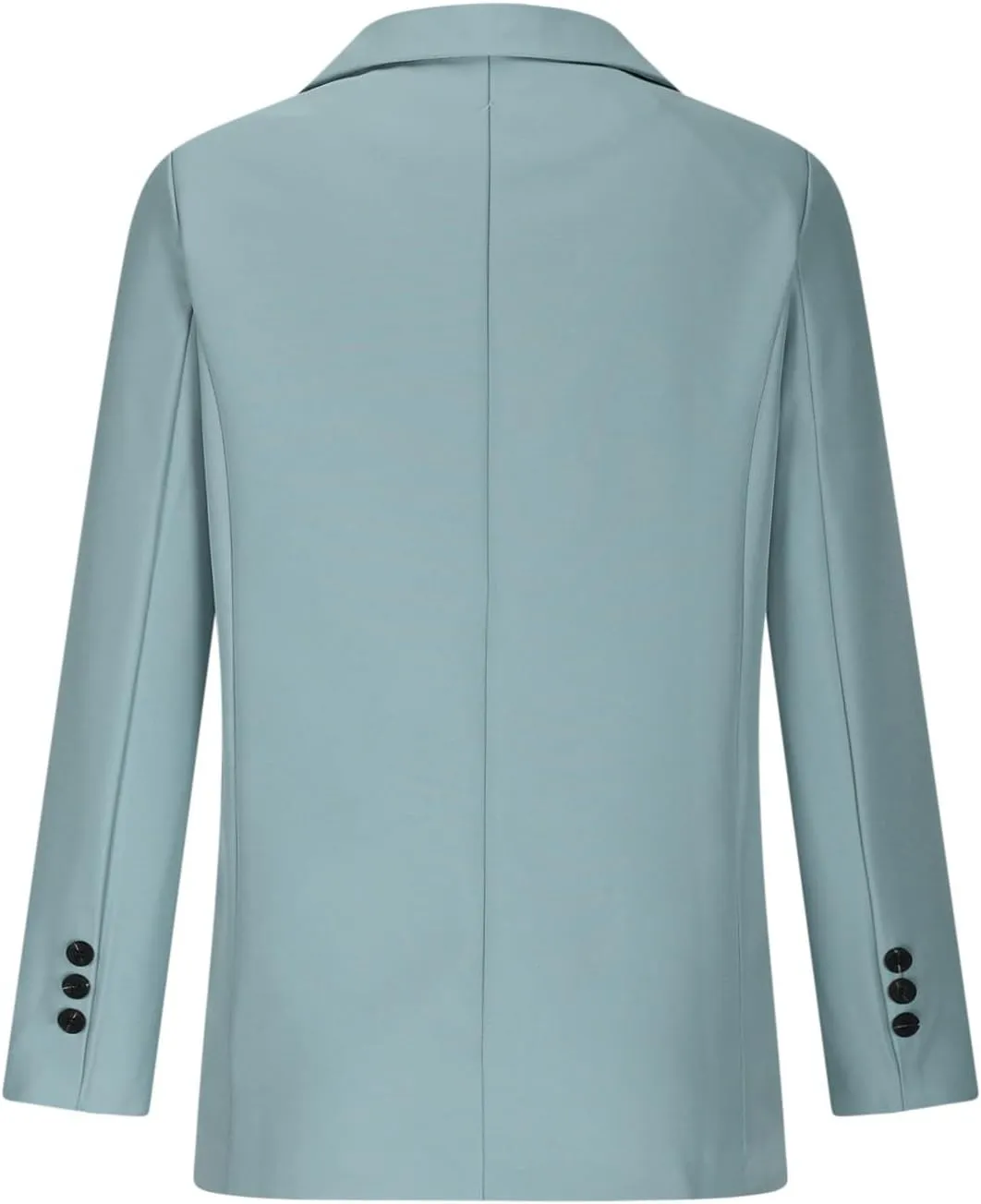 Blazers for Women Business Casual Long Sleeve Lapel Open Front Button Work Office Blazer Jackets with Pockets 2024