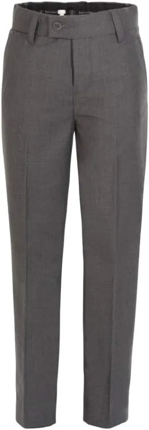Boys Dress Pants Flat-Front - Slim fit Dress Slacks
