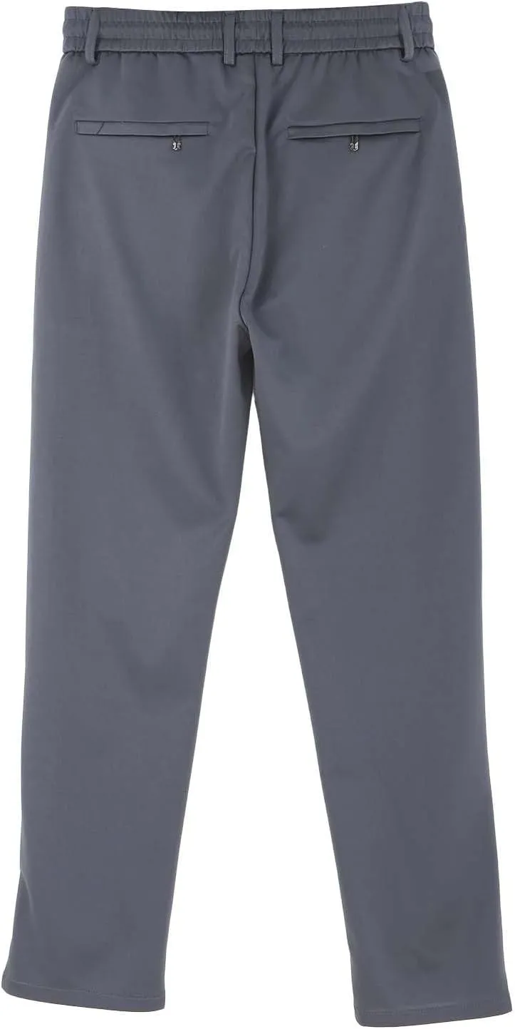 Casual Suit Pants for Men Business Office Work Straight Leg Trousers Fashion Drawstring Stretch Loose Pants Plus Size