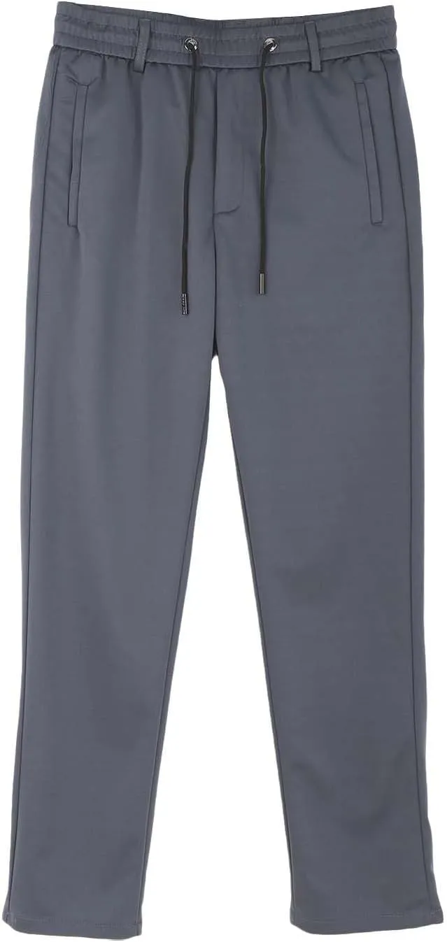 Casual Suit Pants for Men Business Office Work Straight Leg Trousers Fashion Drawstring Stretch Loose Pants Plus Size