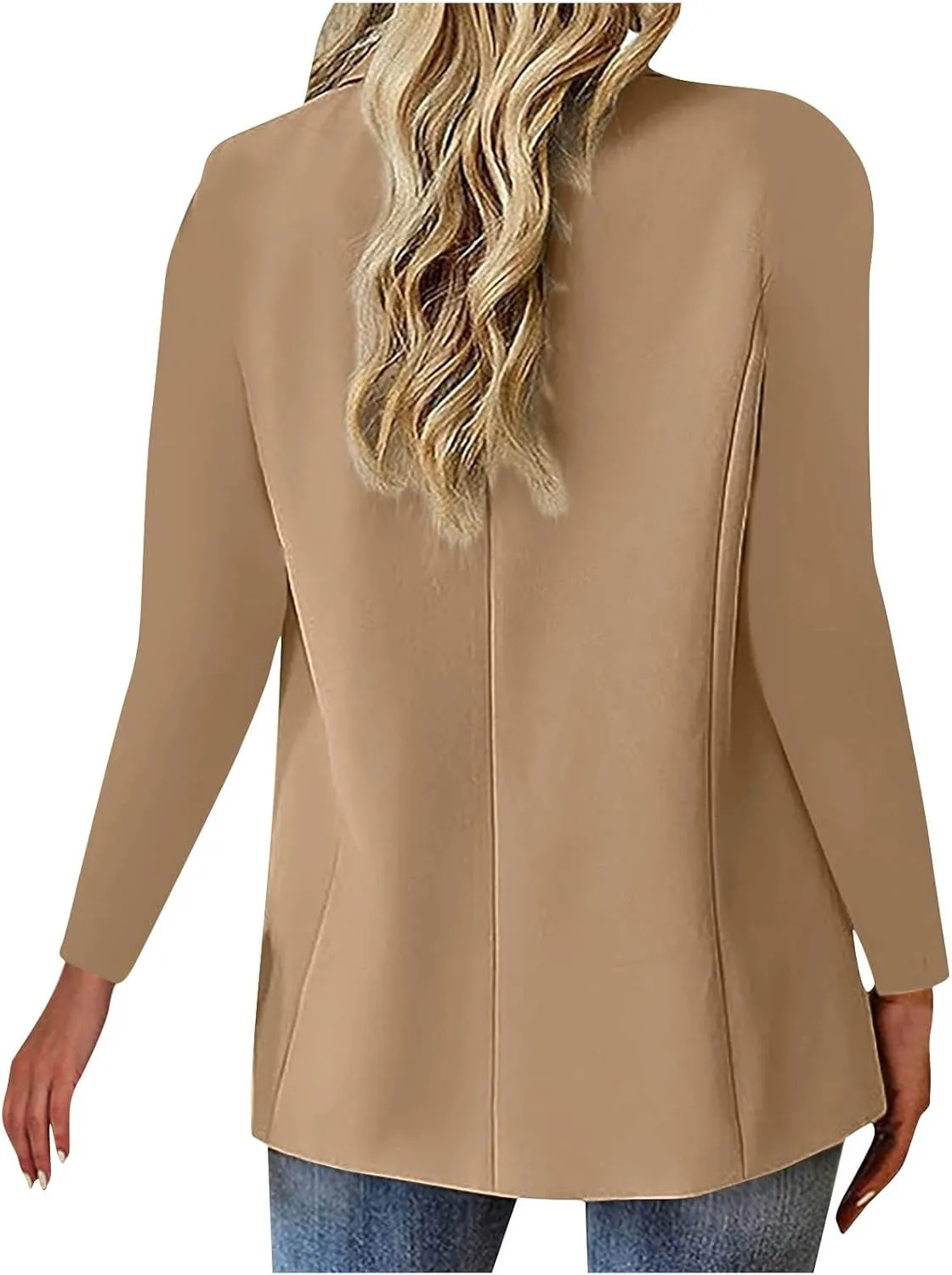 Cbcbtwo Blazers for Women 2025 Trendy Business Casual Jackets Long Sleeve Open Front Cardigan Work Suit Spring Fashion Blazer