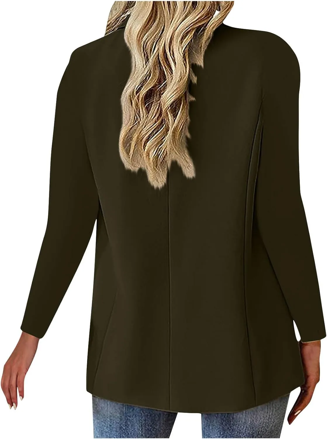 Cbcbtwo Blazers for Women 2025 Trendy Business Casual Jackets Long Sleeve Open Front Cardigan Work Suit Spring Fashion Blazer