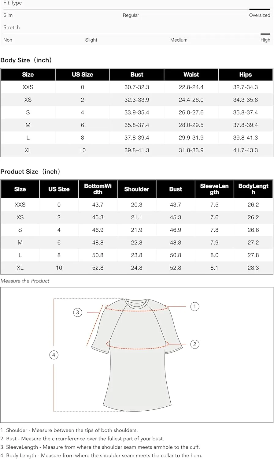 CIDER Striped Oversized Top for Women Crew Neck Short Sleeve Loose Casual Tops
