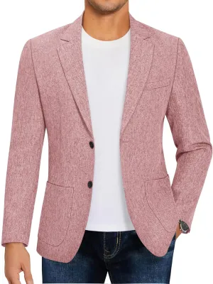 COOFANDY Mens Casual Blazer Sport Coat Lightweight Two Button Business Suit Jackets