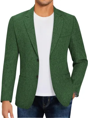 COOFANDY Mens Casual Blazer Sport Coat Lightweight Two Button Business Suit Jackets