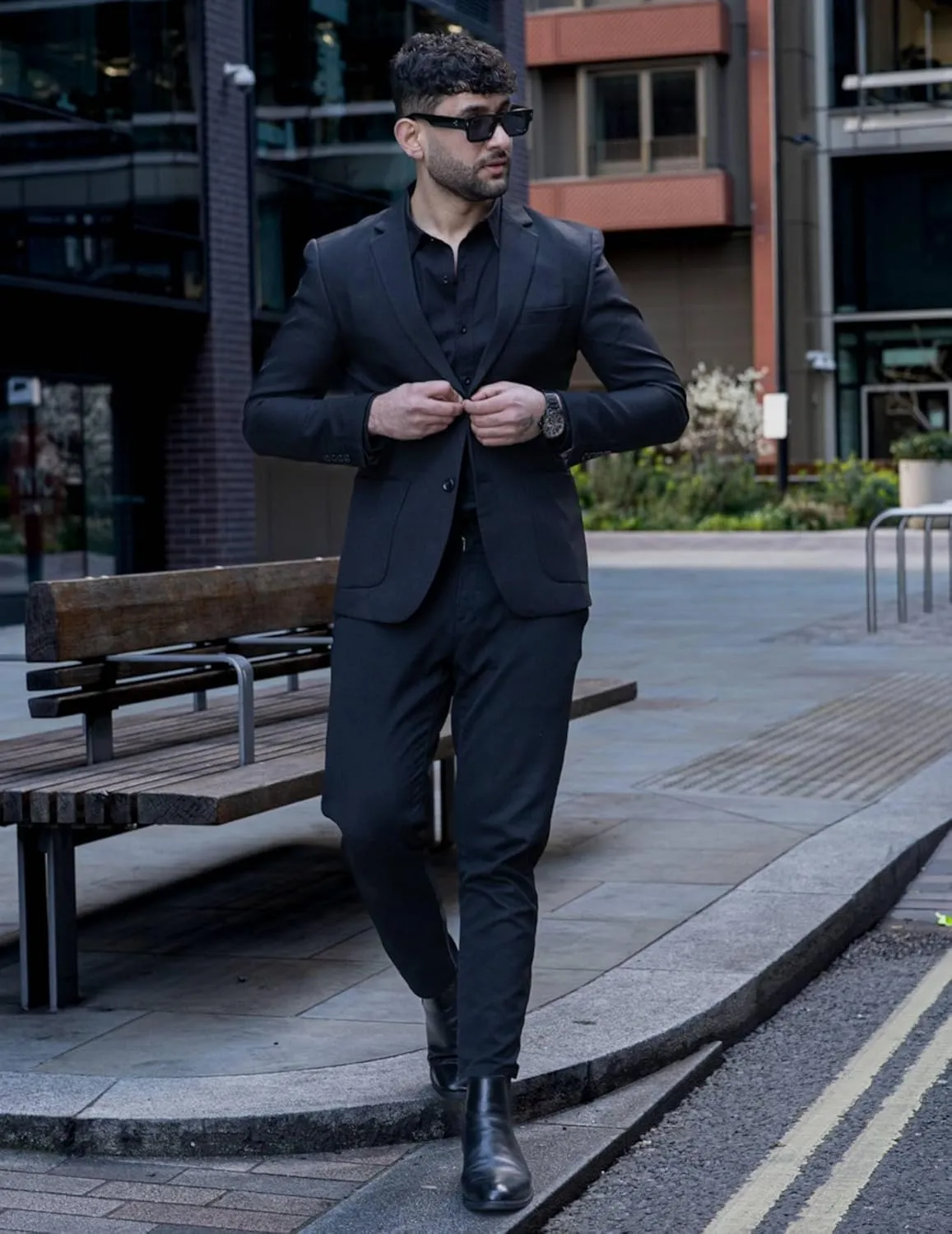 COOFANDY Mens Casual Blazer Sport Coat Lightweight Two Button Business Suit Jackets