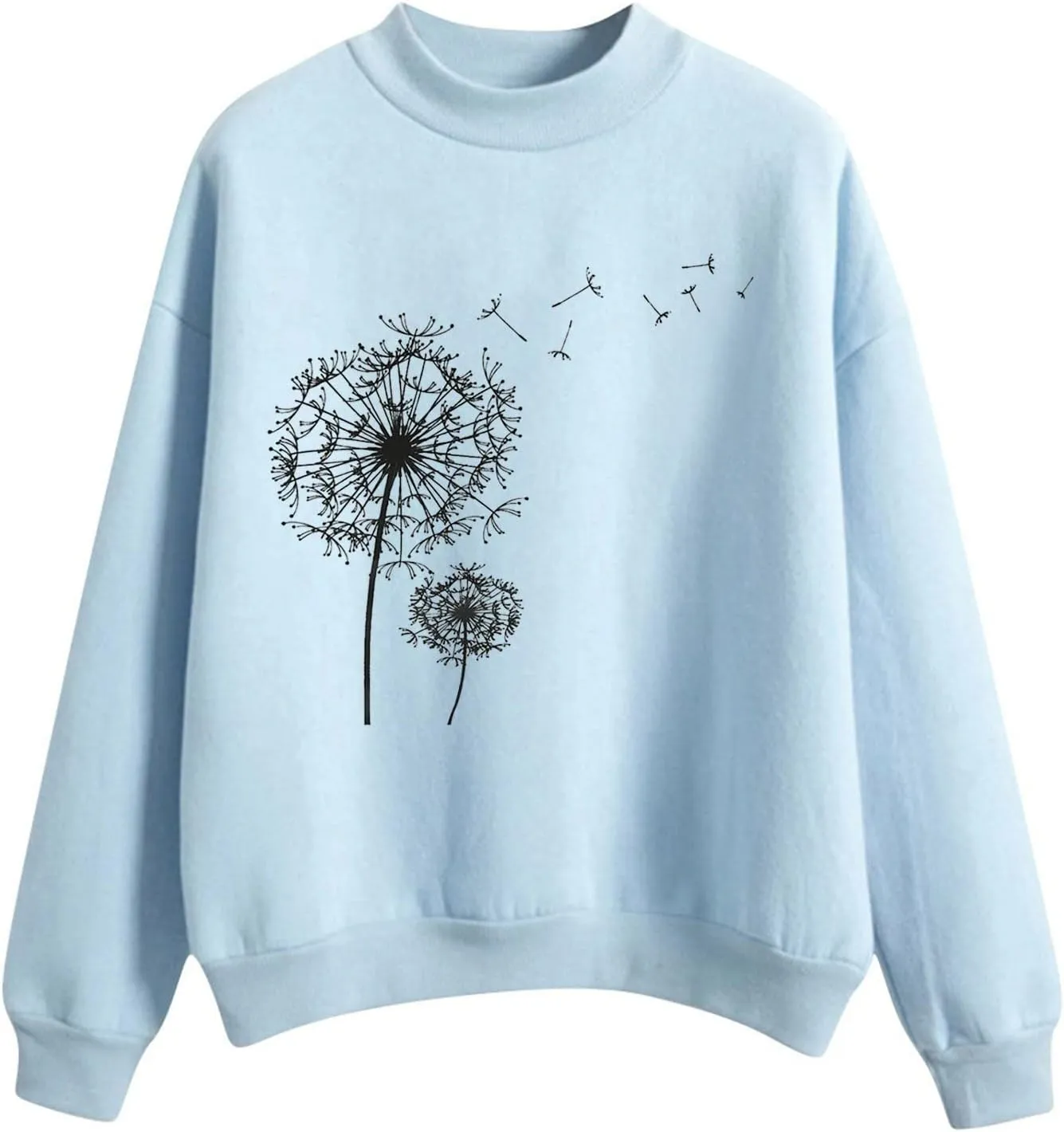 Crewneck Long Sleeve Shirts Oneck Custom Logo Knitted Pullovers Thick Autumn Winter Loose Long Sleeve Tops 2024