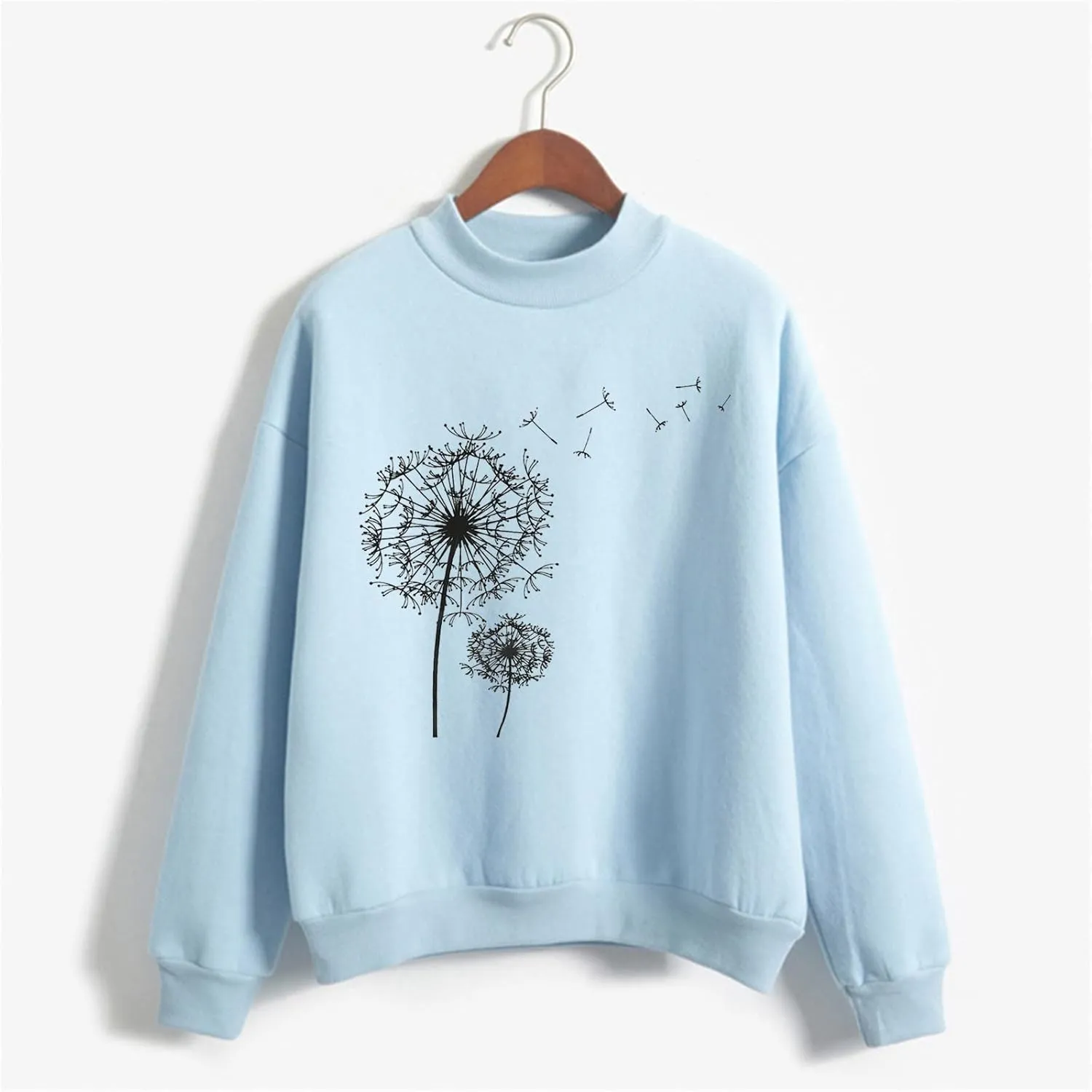 Crewneck Long Sleeve Shirts Oneck Custom Logo Knitted Pullovers Thick Autumn Winter Loose Long Sleeve Tops 2024