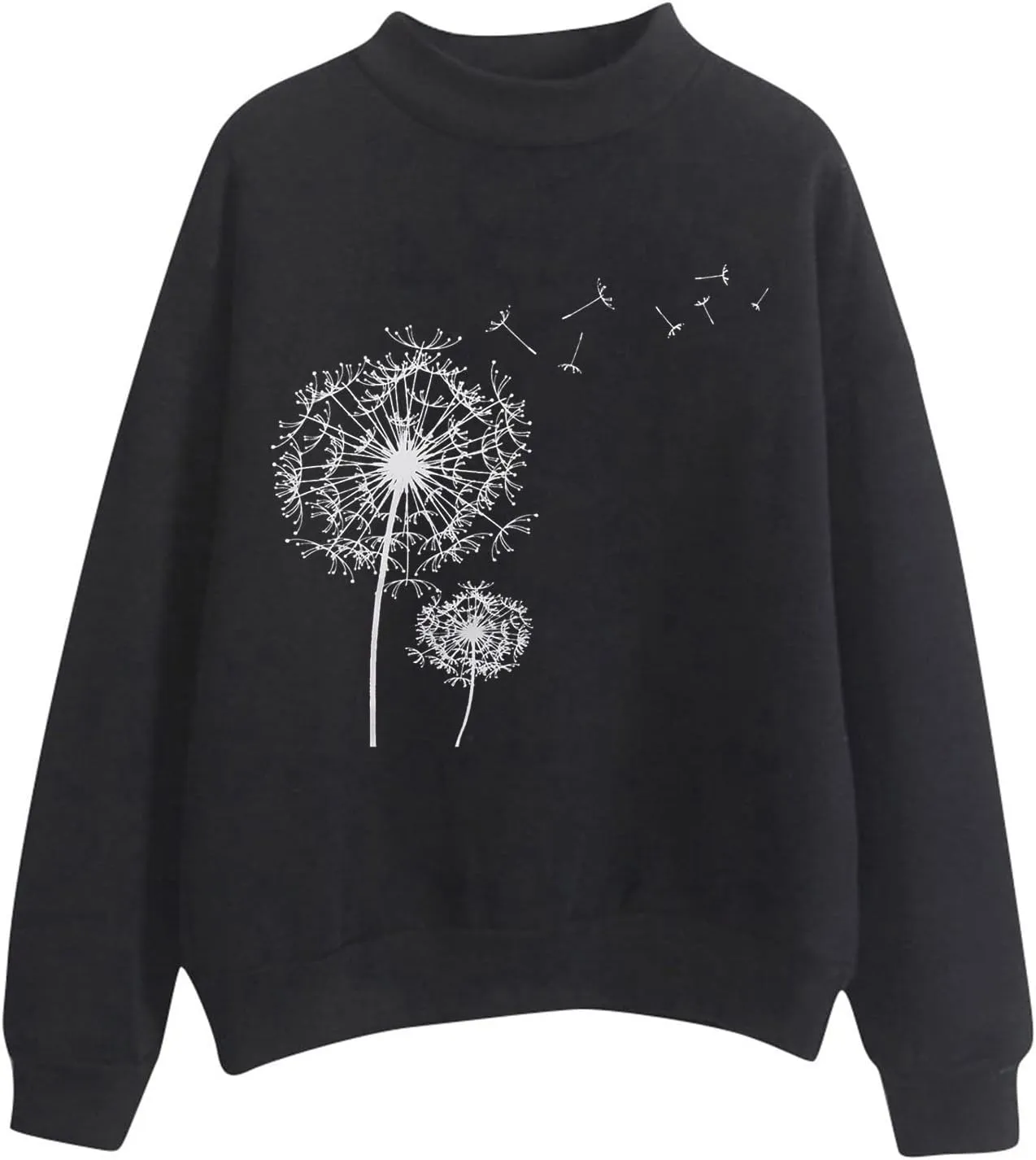 Crewneck Long Sleeve Shirts Oneck Custom Logo Knitted Pullovers Thick Autumn Winter Loose Long Sleeve Tops 2024