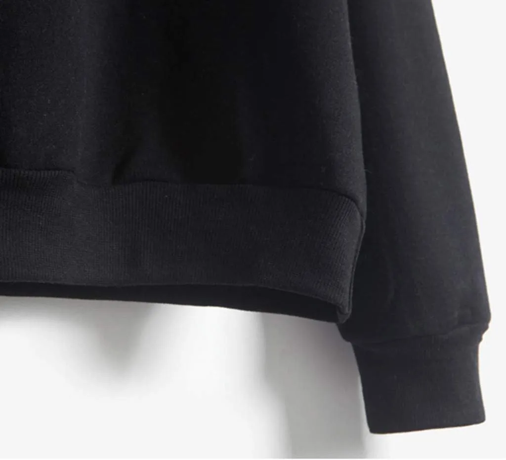 Crewneck Long Sleeve Shirts Oneck Custom Logo Knitted Pullovers Thick Autumn Winter Loose Long Sleeve Tops 2024