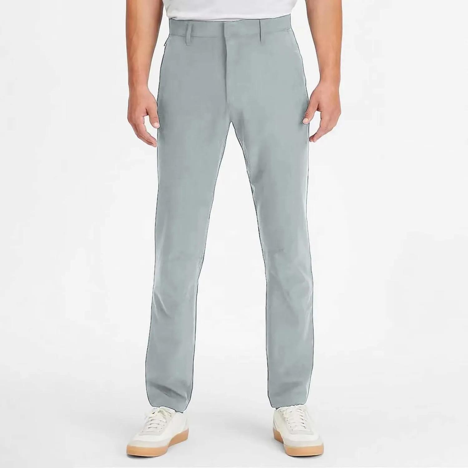 Dress Pants for Men Slim Fit Flat Front Suit Trousers Skinny Stretch Solid Business Work Clothes
