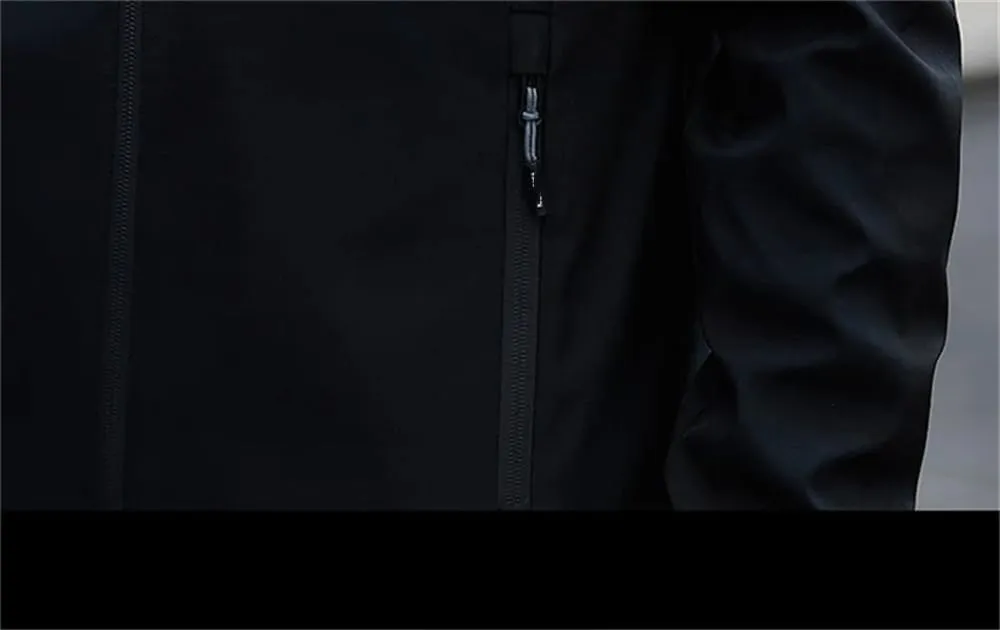 Dvbfufv Men Clothing Korean Fashion Coats Men Jacket Autumn Casual Solid Color Hooded Jackets Men Regular Outwear