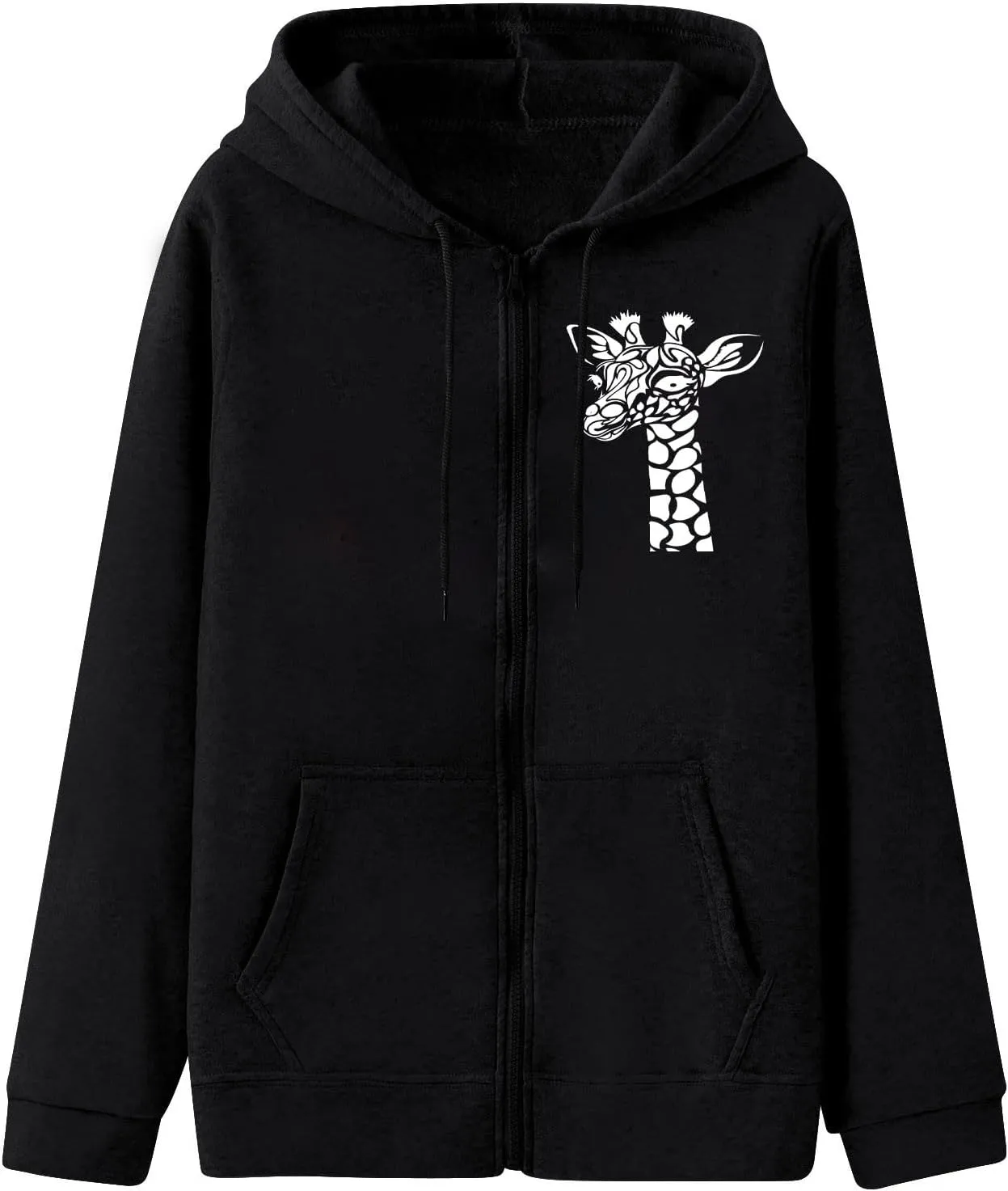 Fall Jacket For Women Trendy Oversized Sweatshirts Teen Girls Trendy y2k Clothes Printed Full Zip Up Hoodies