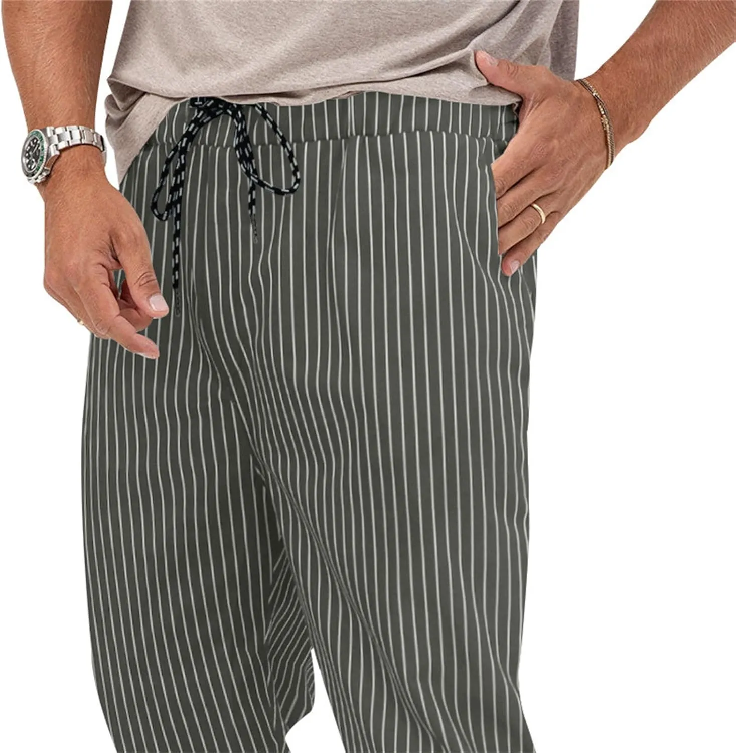 GIERIDUC Cargo Pants for Mens Sweatpants with Pockets Casual Open Front Button Fly Slim Fit Hiking Pants Cargo Joggers Pants