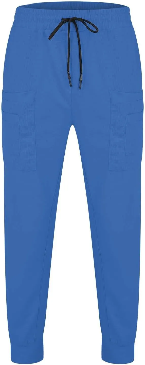 GIERIDUC Mens Stretch Waist Cargo Pants Corduroy Trousers Mens Slim Fit Straight Fit Corduroy Pants Men's Cotton Linen Pants
