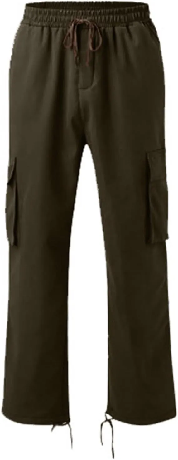 GIERIDUC Straight Leg Cargo Pants for Mens Navy Blue Dress Pants Slim Fit Light Gray Dress Pants Mens Mens High Waisted Pants