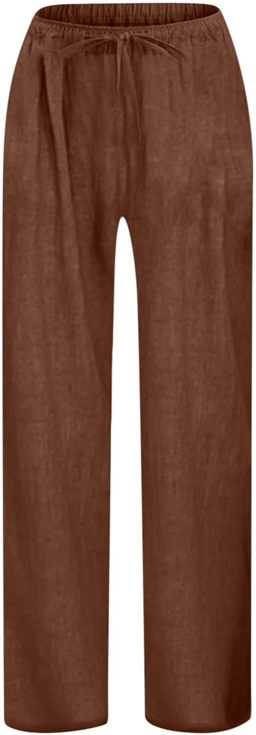 Girls Wide Leg Sweatpants Baggy Straight Loose Sweat Pants High Waist Causal Kids Athletic Pants with Pockets 4 14Y