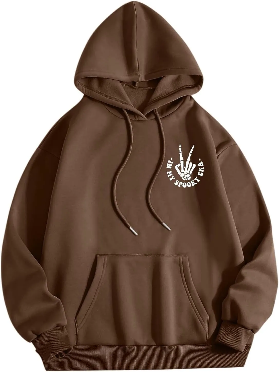 Halloween Hoodies for Teen Girls Spooky Season Letter Print Cute Halloween Sweatshirt Casual Trendy Halloween Clothes