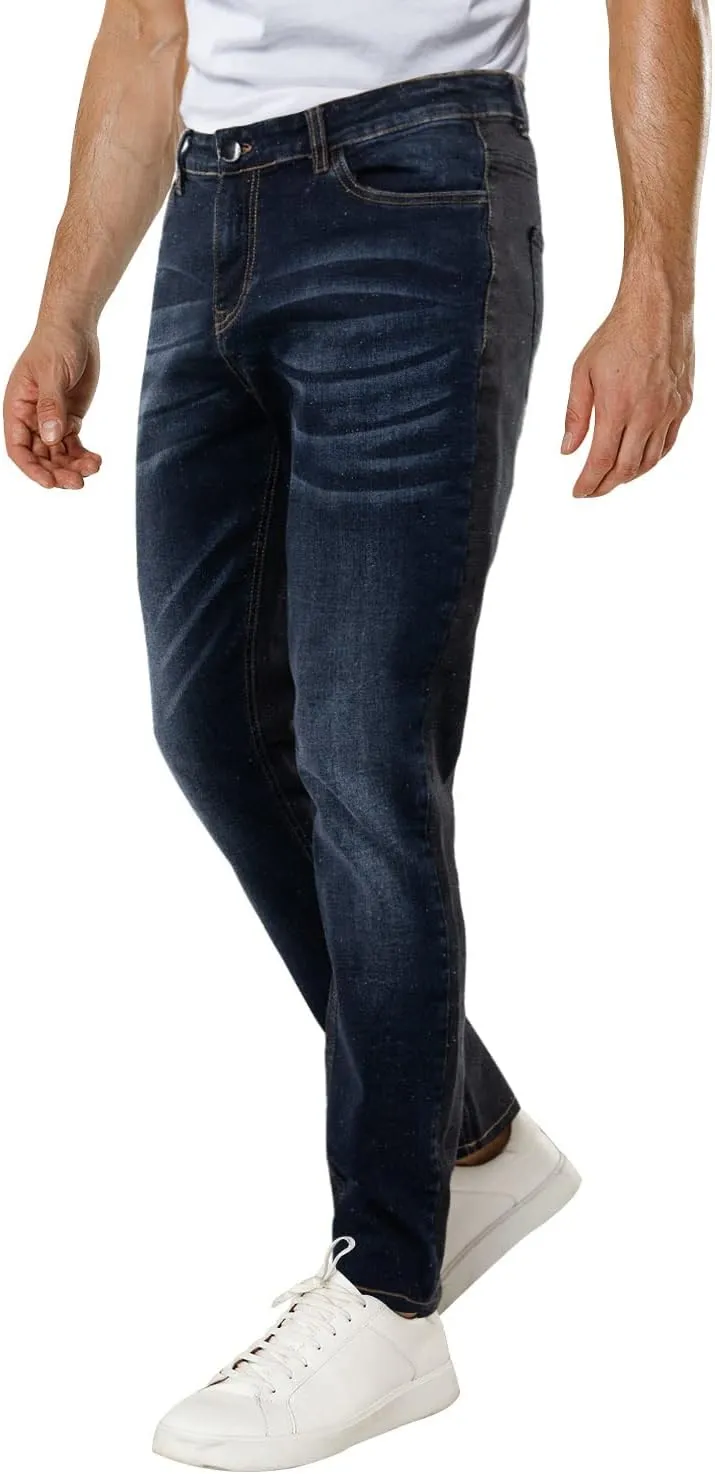 Heyfanee Mens Slim Fit Jeans Skinny Stretchy Denim Pants for Men