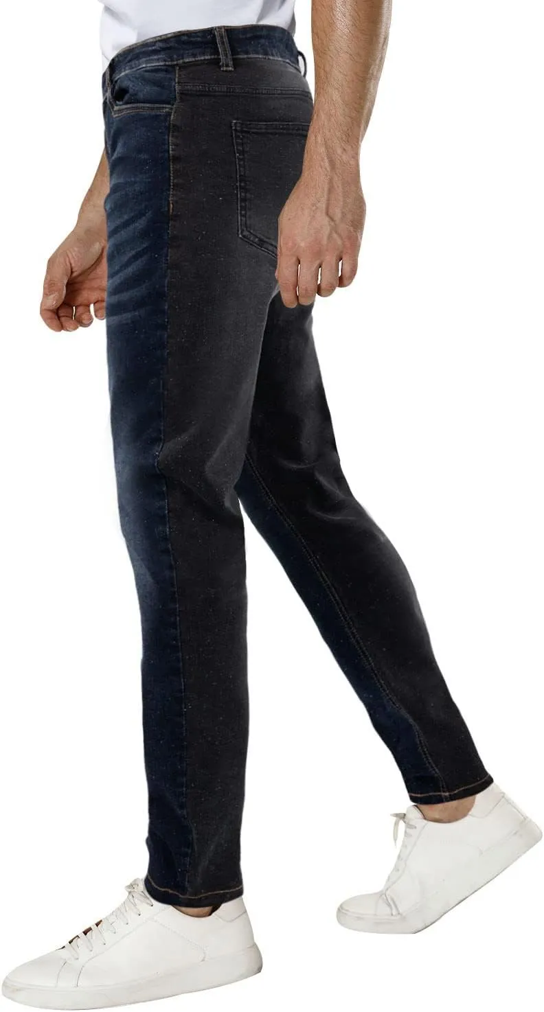 Heyfanee Mens Slim Fit Jeans Skinny Stretchy Denim Pants for Men