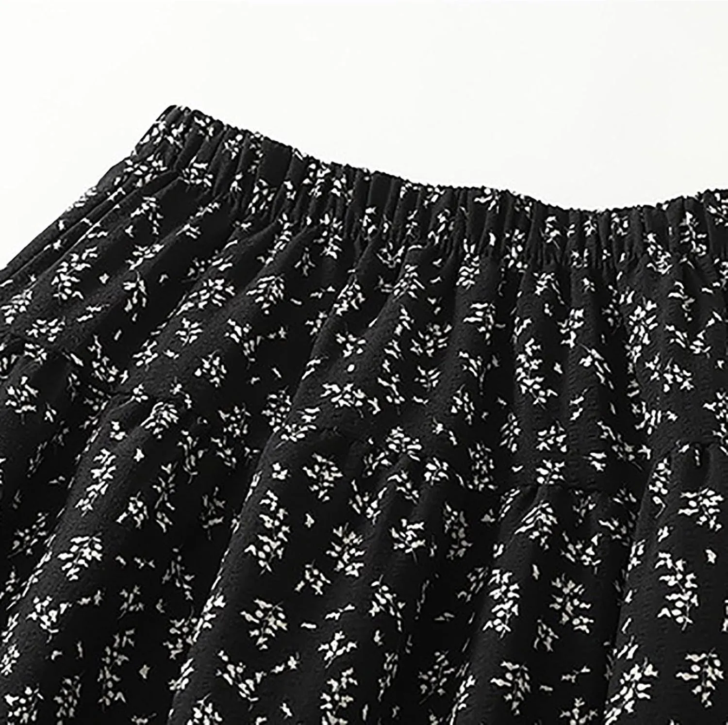 hlysgo Womens Linen Skirt 2025 Trendy Summer Solid Dresses Casual Tie Waist Pleated A-Line Flowy Midi Skirt Boho Skirts