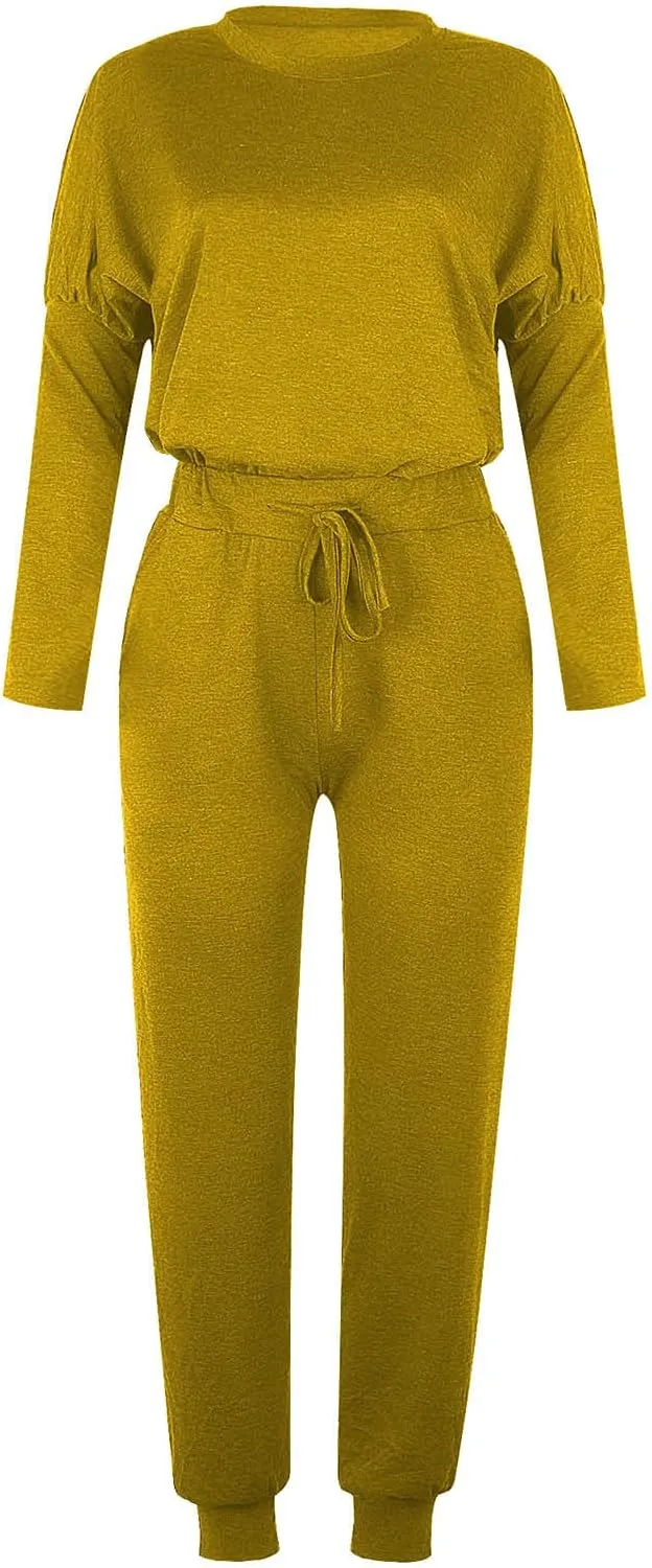 Jogger Sets for Women 2 Piece Sweatsuits Casual Long Sleeve Tops and Pants Sets Plus Size Lounge Tracksuit Loungewear