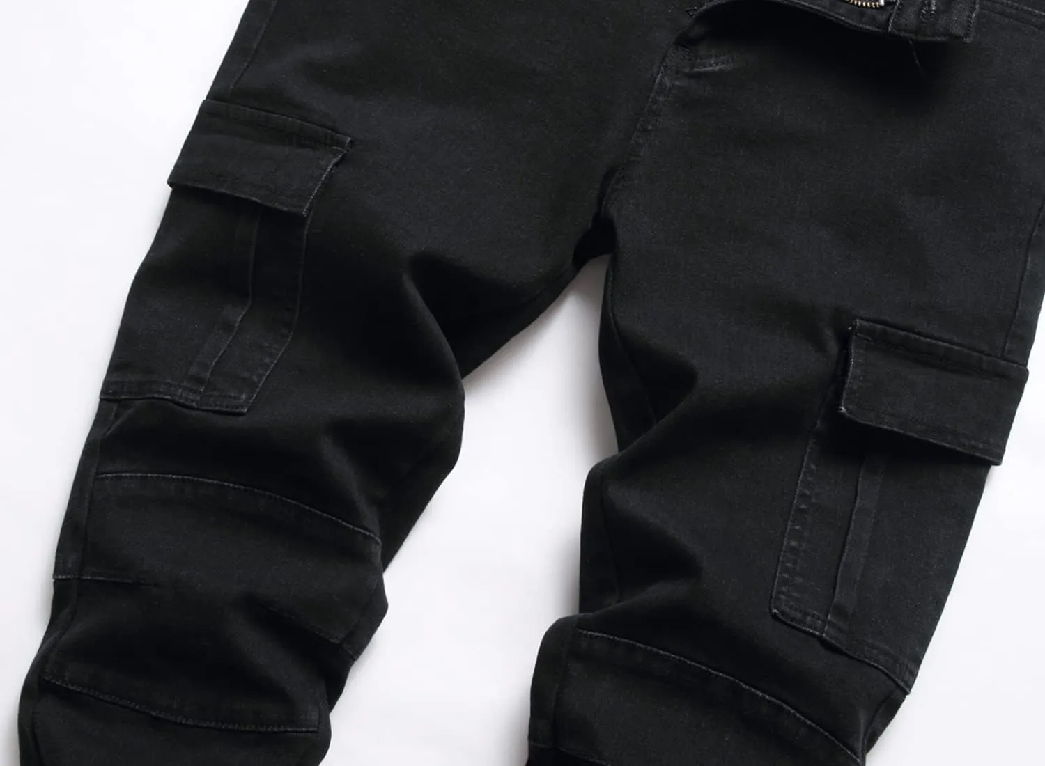 JUNBAOSS Men's Slim Fit Jeans Stretch Ripped Skinny Jeans for Men, Fashion Straight Leg Comfort Flex Waist Casual Pants