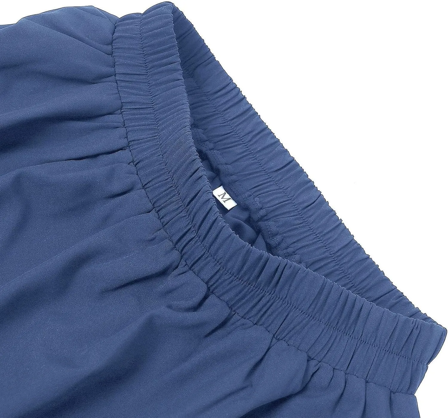 Maxi Skirt for Women Summer Boho Elastic High Waist Pleated A-Line Flowy Ruffle Table Skirts for Rectangle Tables 8ft