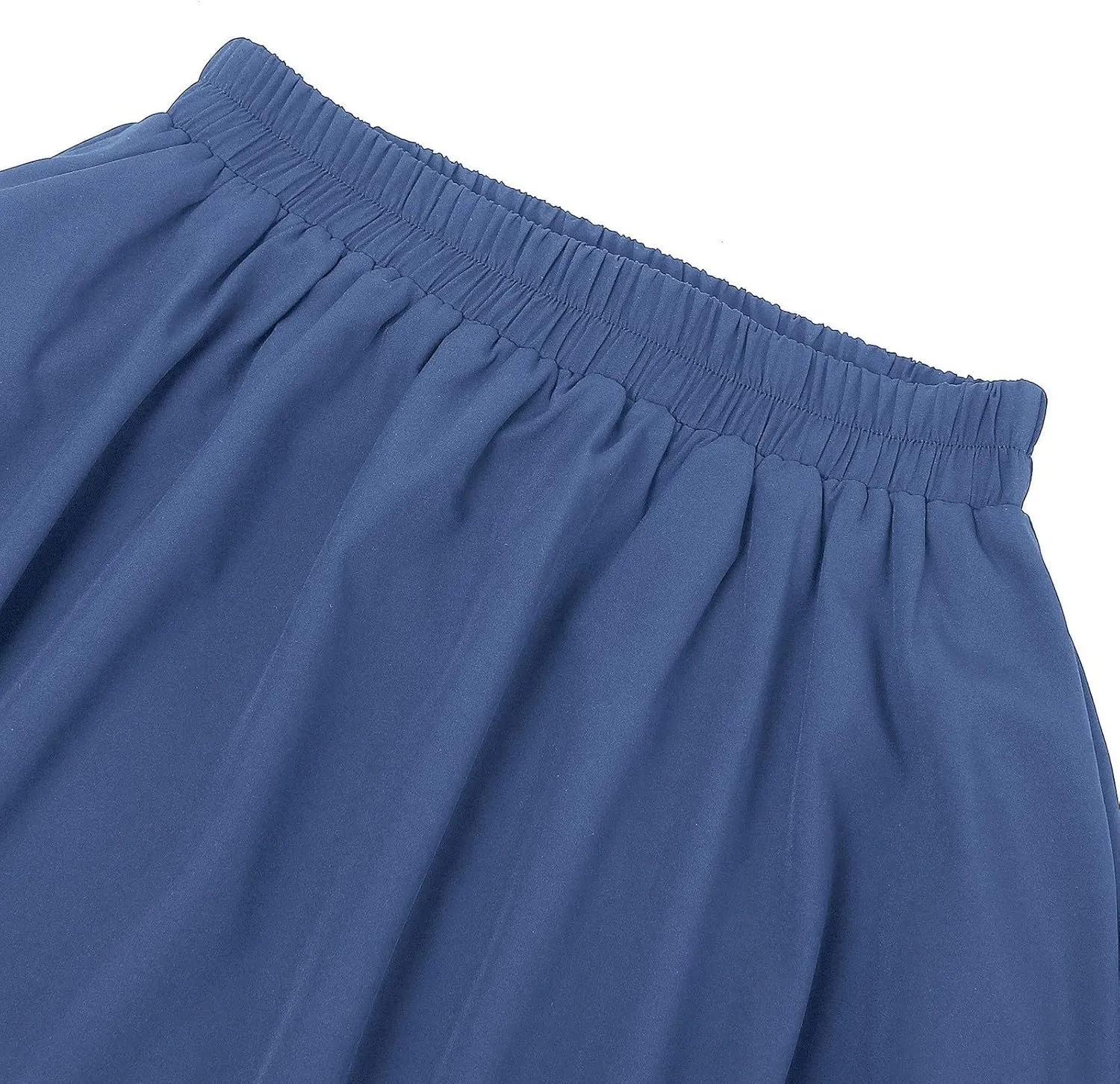 Maxi Skirt for Women Summer Boho Elastic High Waist Pleated A-Line Flowy Ruffle Table Skirts for Rectangle Tables 8ft