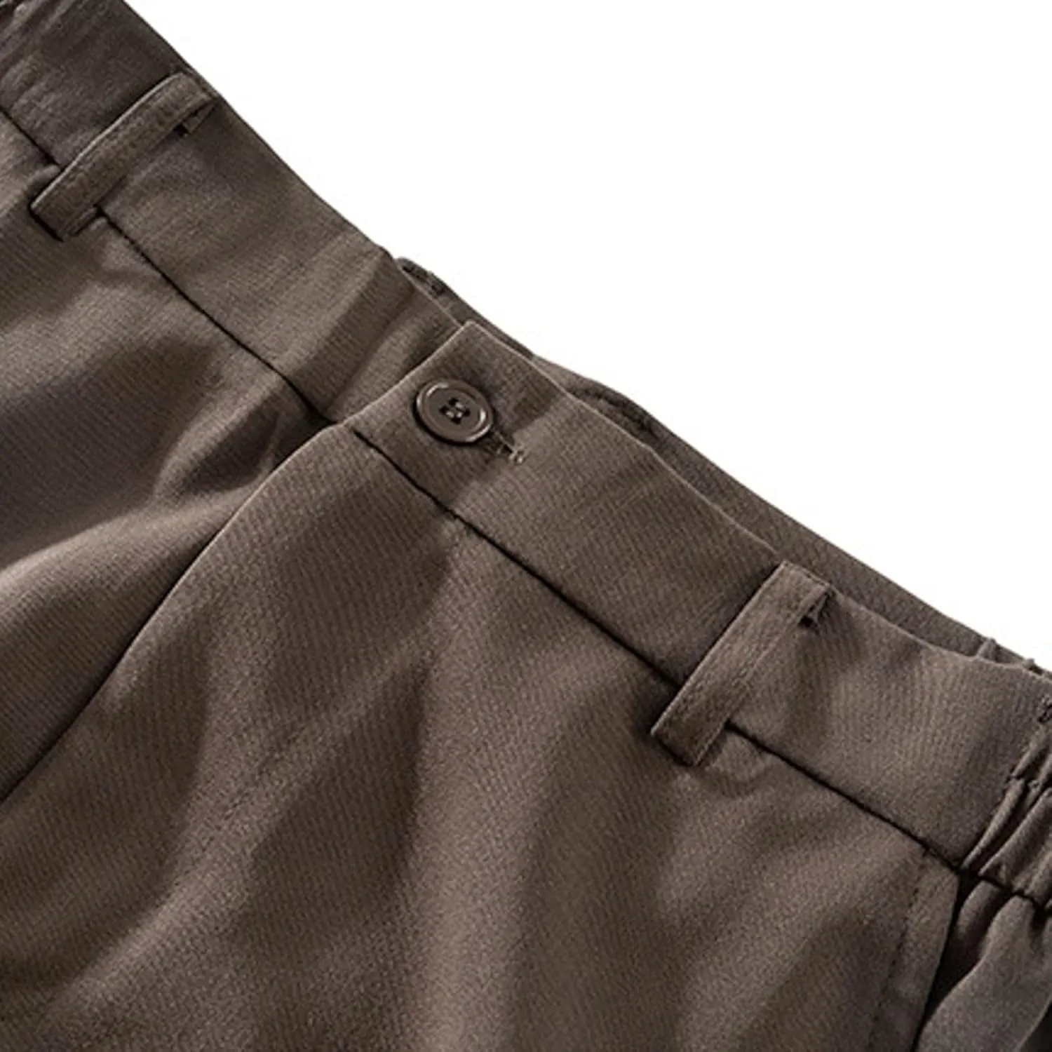 Men Bottom Flared Pants Slim Fit Stretch Business Formal Dress Trousers Fashion Straight Leg Slacks Suit Pants