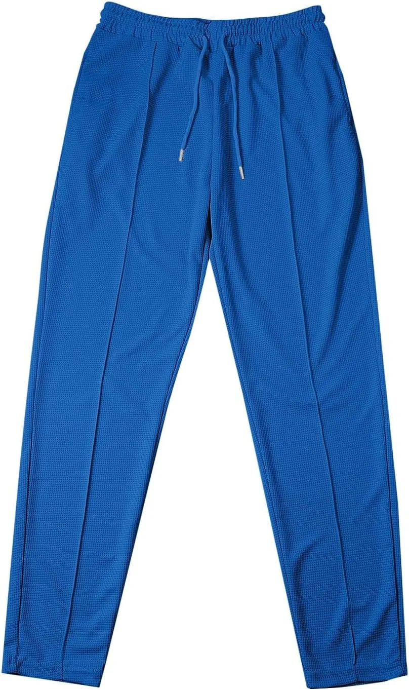 Men's 2 Piece Hoodie Sweatshirt Tracksuit Hooded Cardigan Solid Color Long Sleeve Pants Set Men's Tracksuit 2 Pieces