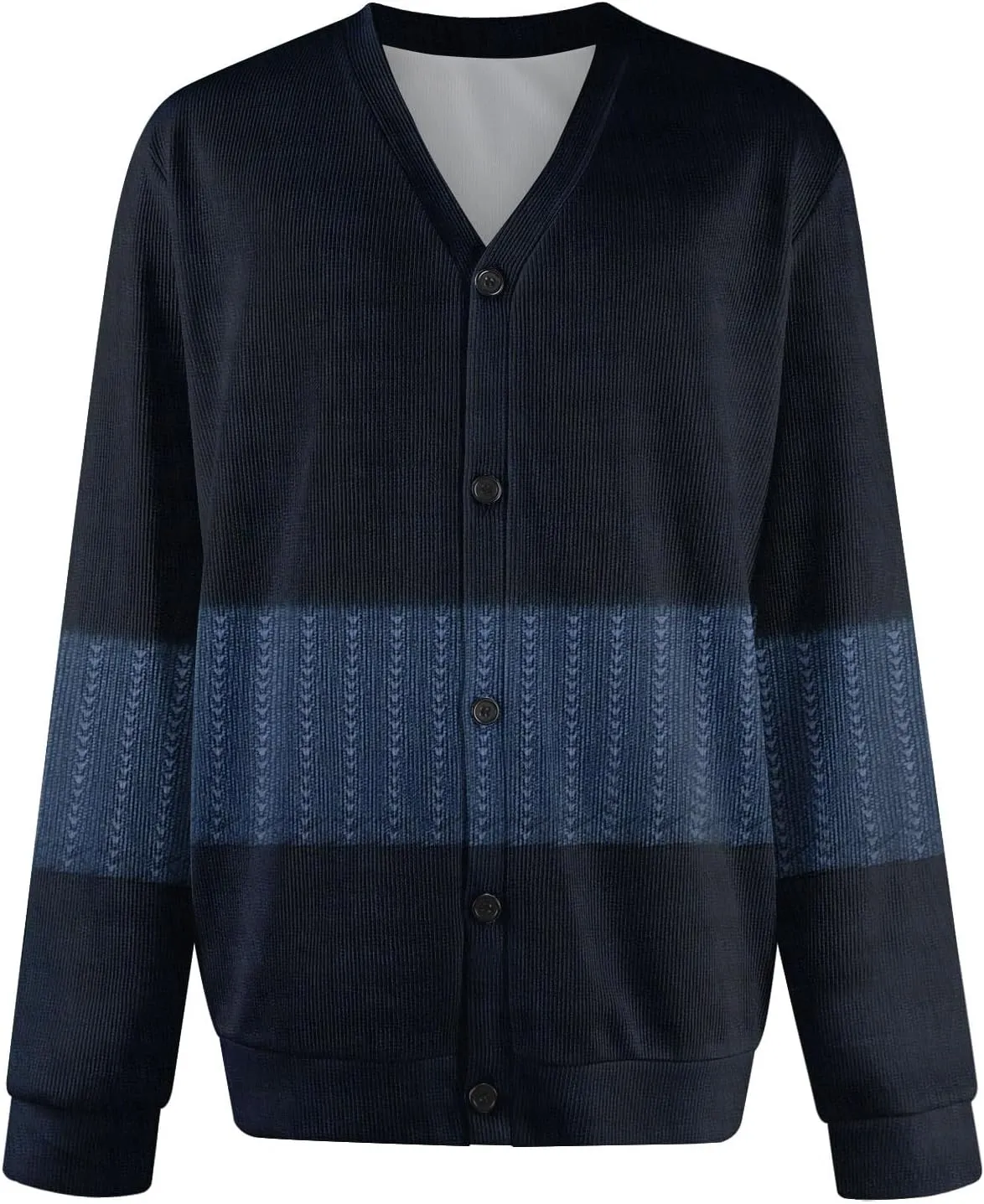 Men's Cardigan Sweater Long Sleeve V Neck Sweater for Men Button up Sweaters Knitted Pullovers Casual Sweatshirt