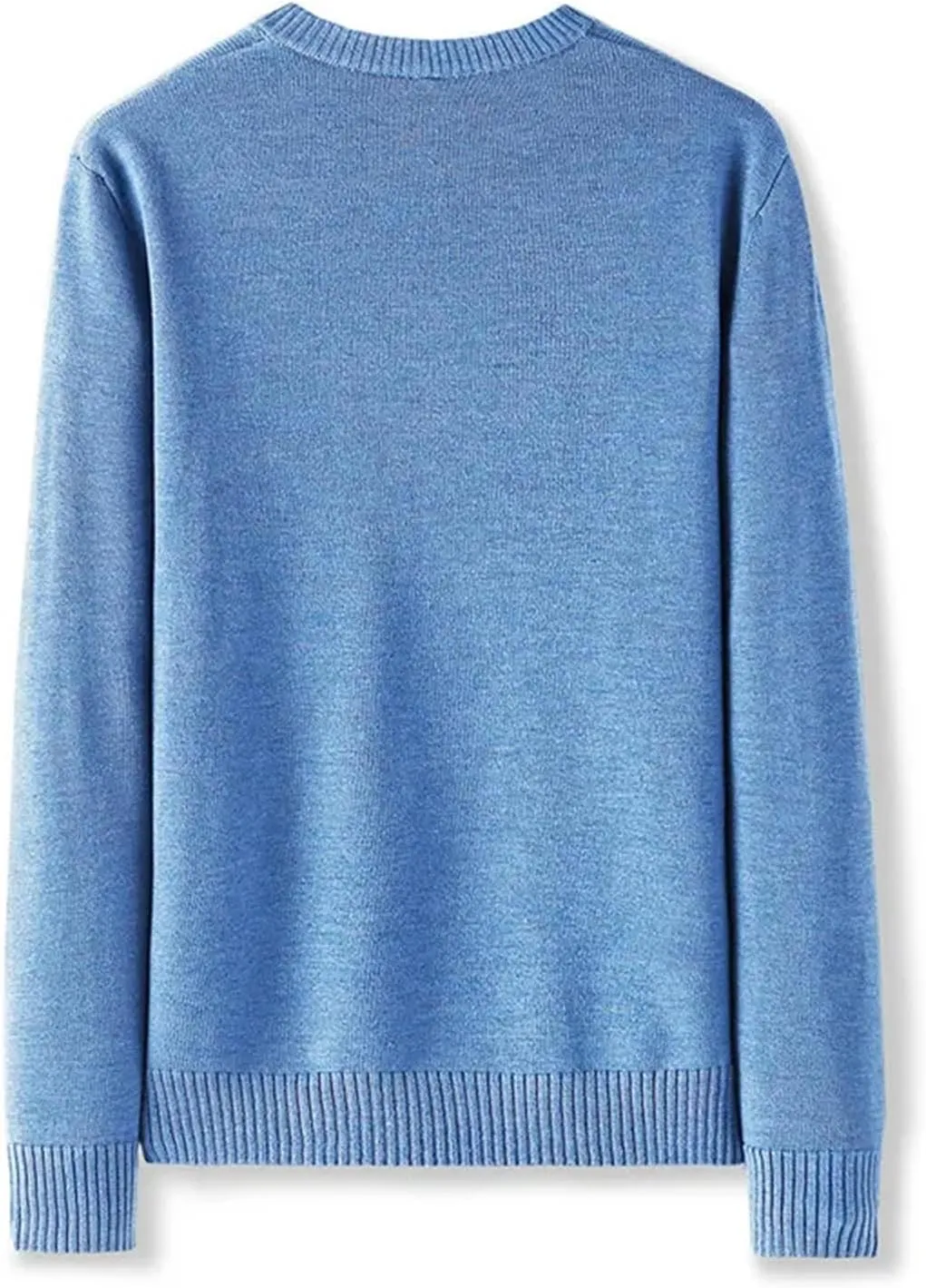 Men's Knitted Pullovers Fashion Slim Fit V Neck Sweaters Autumn Winter Knitting Tops Tees Pullover