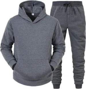 Mens Tracksuit 2 Piece Summer Men Tracksuits Hooded Athletic Sweatsuits Casual Running Jogging Sport Outfit
