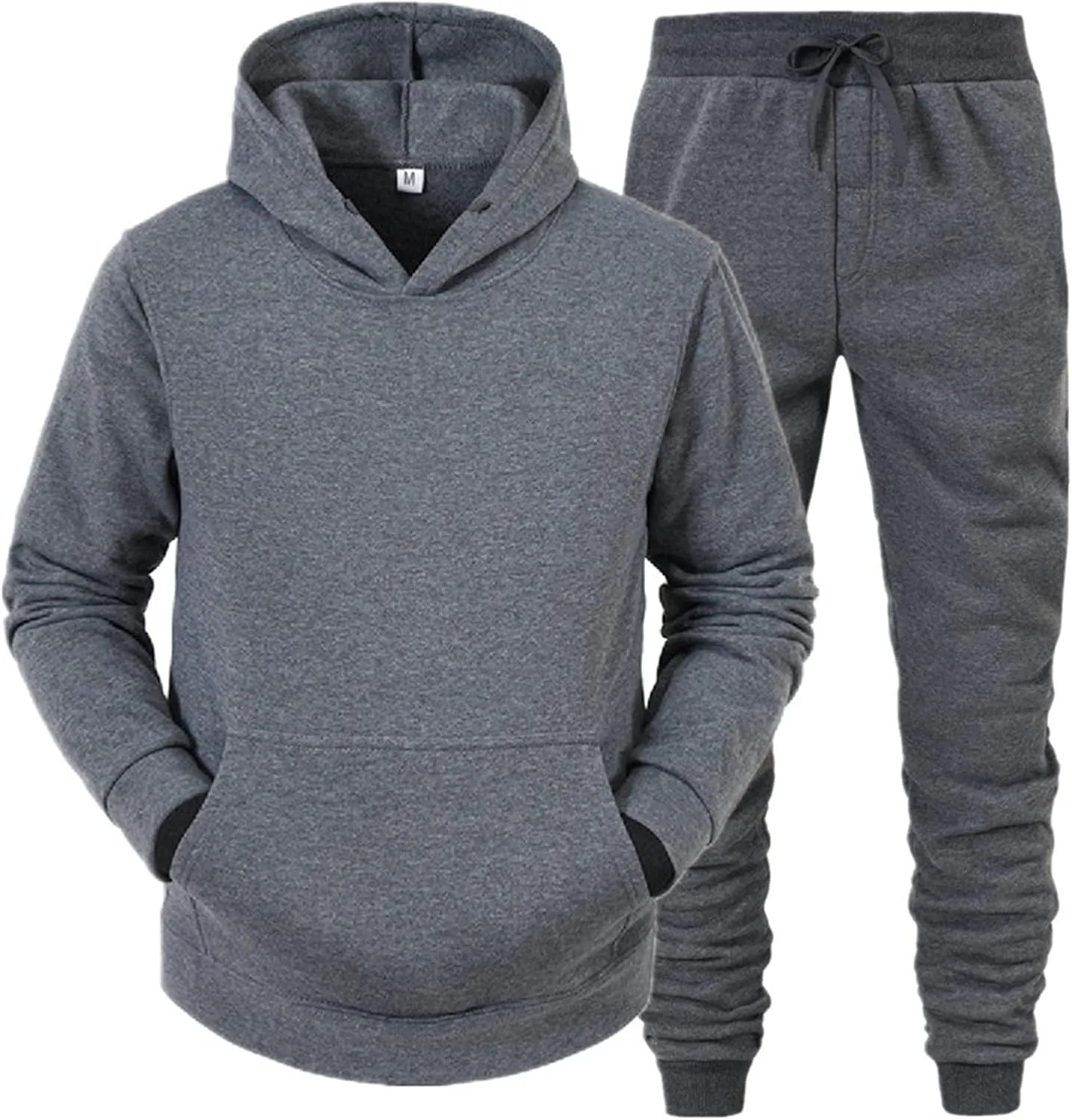 Mens Tracksuit 2 Piece Summer Men Tracksuits Hooded Athletic Sweatsuits Casual Running Jogging Sport Outfit