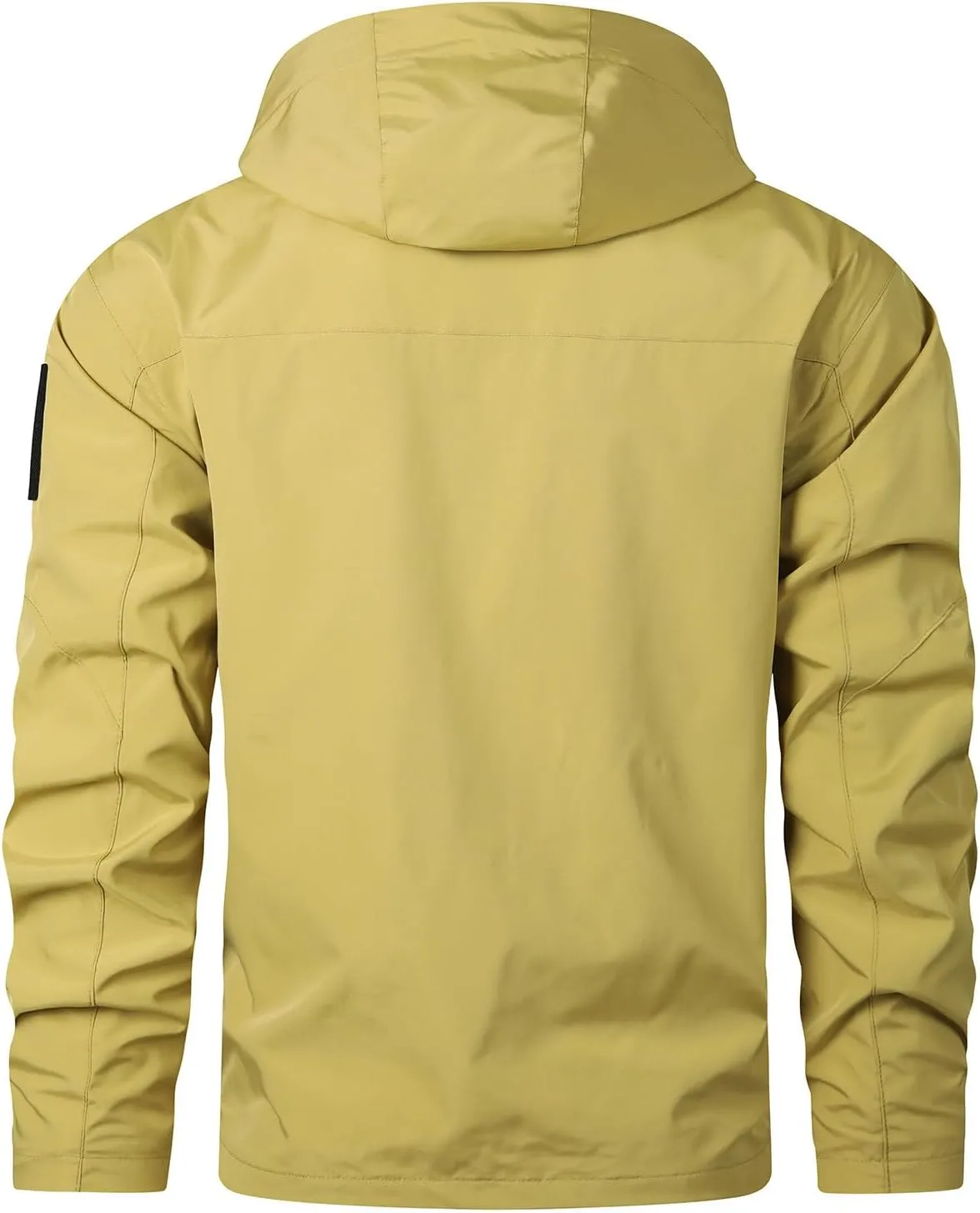 Men's Waterproof Rain Jacket Lightweight Hooded Raincoat Outdoor Hiking Windbreaker 2024 Spring & Fall Rain Coats