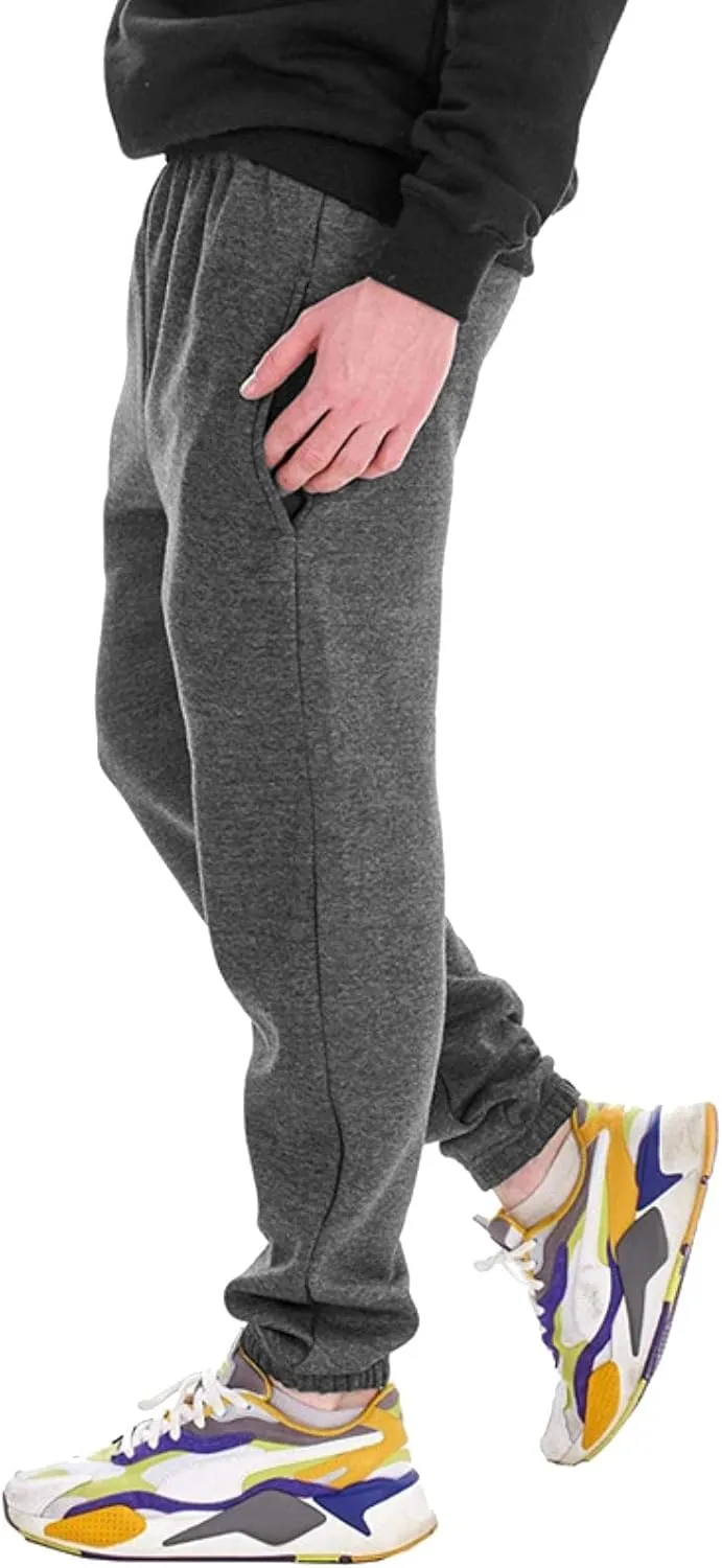Mens Workout Cargo Sweatpants Ripstop Cargo Pants Lightweight Cotton Jogger Work Pants 6 Pocket Full Outdoor Casual