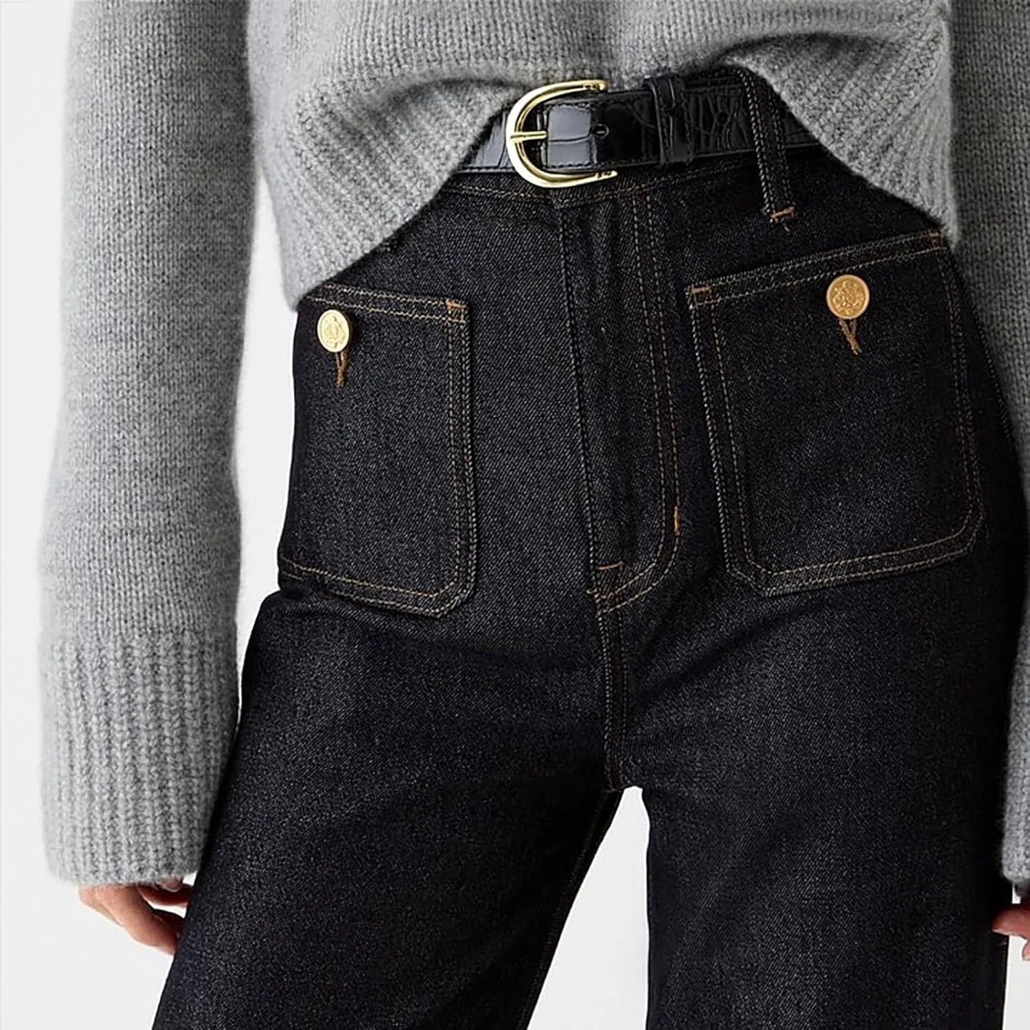 Oprah's Favorite Jeans Pants 2025, Tummy Control Wide Leg Trousers, Chiccurva Jeans, High Waisted Cropped Denim Pants