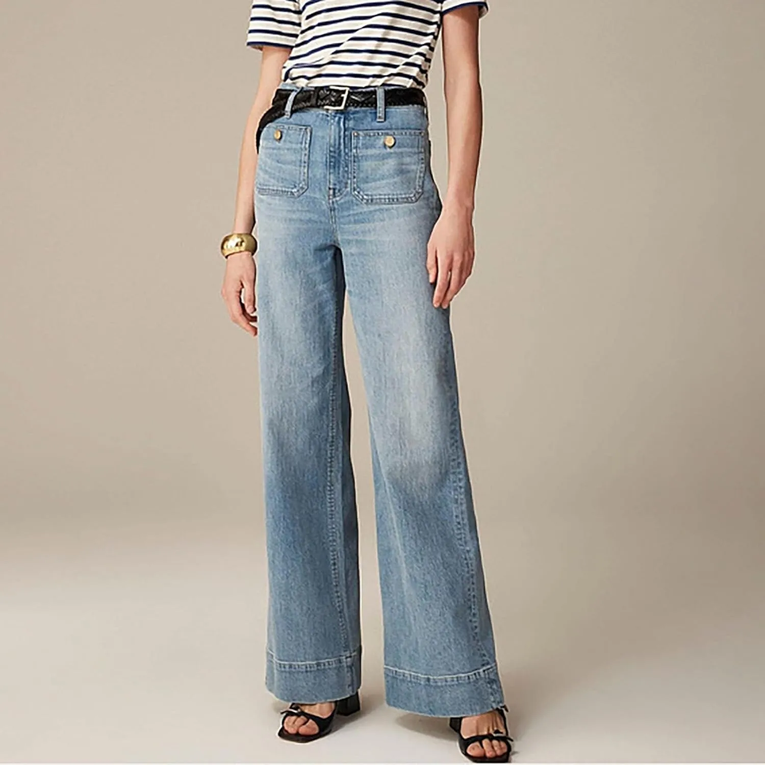 Oprah's Favorite Jeans Pants 2025, Tummy Control Wide Leg Trousers, Chiccurva Jeans, High Waisted Cropped Denim Pants