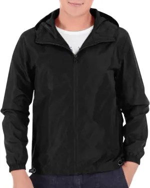Oversized Hooded Jackets for Men Baggy Loose Zipper Up Lightweight Fall Casual Coats Waterproof Raincoat Big&Tall