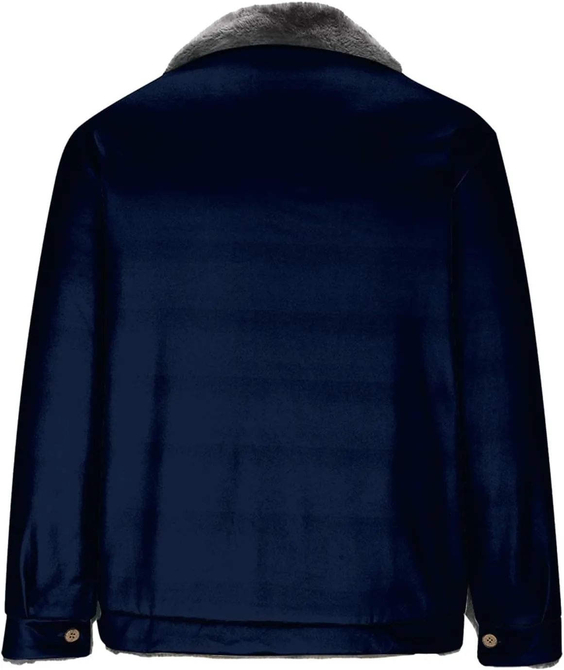 RTRDE Mens Outdoor Jacket Casual Sherpa Lined Fleece Jacket Zip Up Winter Warm Fashion Coats Fall Jacket, S-5XL