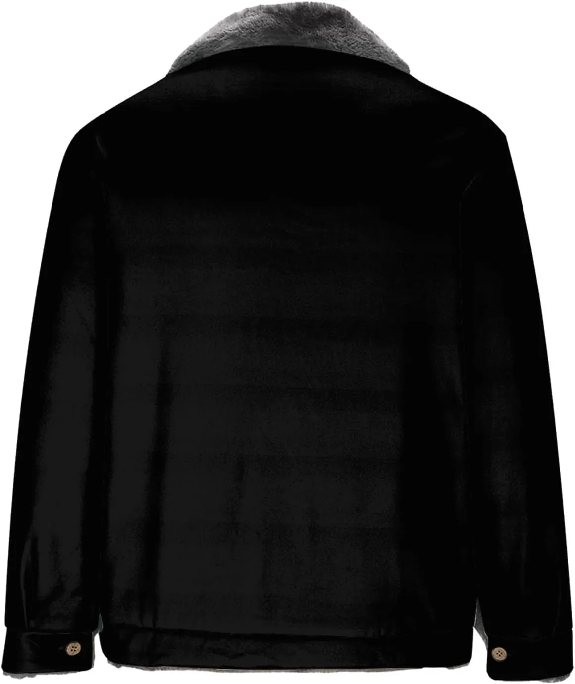 RTRDE Mens Outdoor Jacket Casual Sherpa Lined Fleece Jacket Zip Up Winter Warm Fashion Coats Fall Jacket, S-5XL