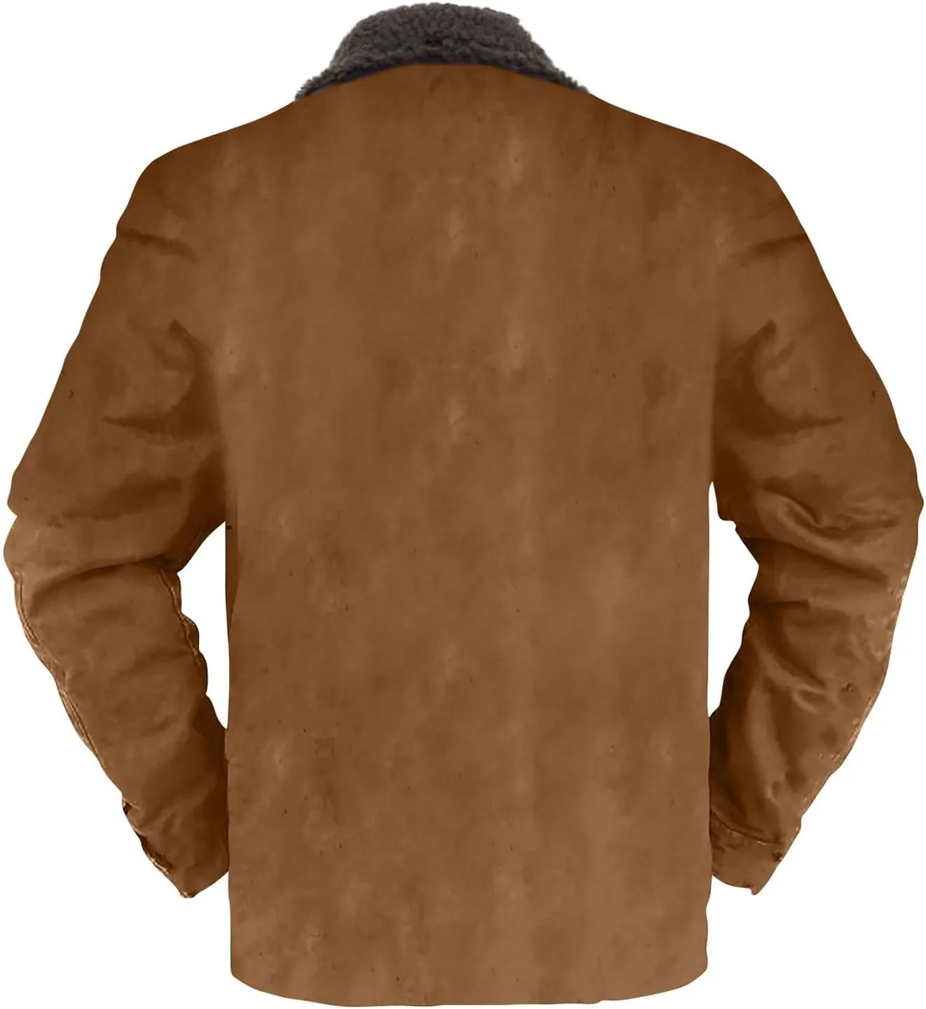 RTRDE Mens Outdoor Jacket Casual Sherpa Lined Fleece Jacket Zip Up Winter Warm Fashion Coats Fall Jacket, S-5XL