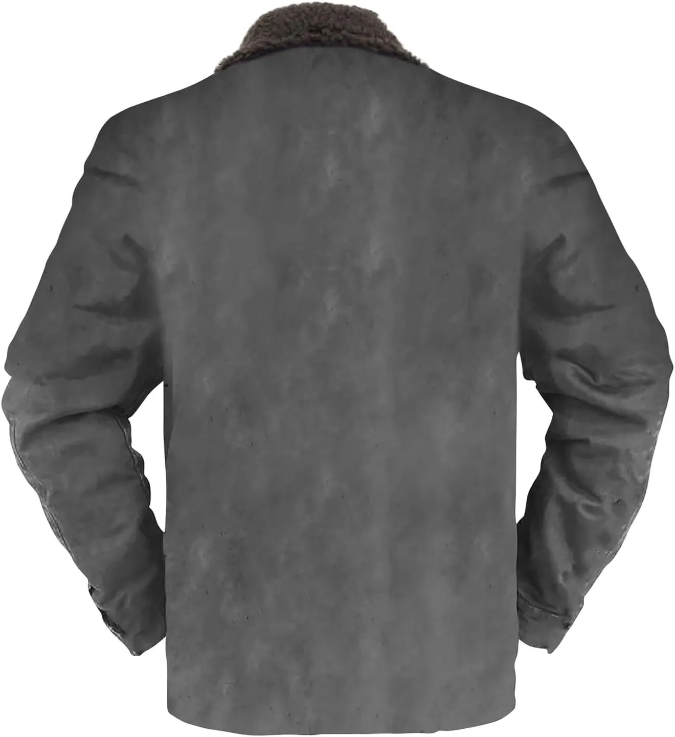 RTRDE Mens Outdoor Jacket Casual Sherpa Lined Fleece Jacket Zip Up Winter Warm Fashion Coats Fall Jacket, S-5XL