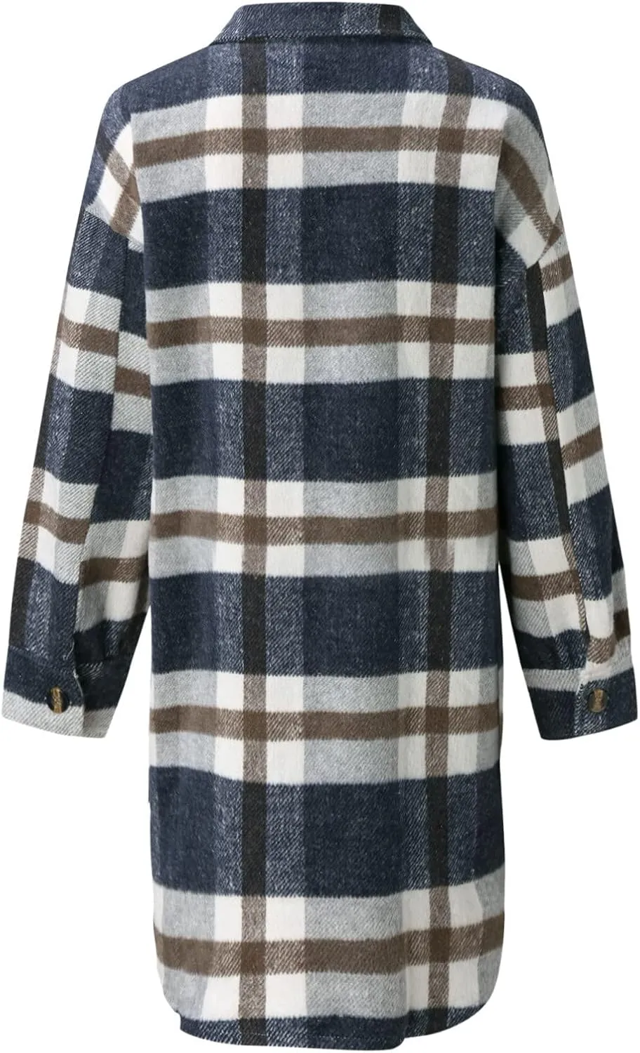 SHAOBGE Womens Plaid Shacket Fall Jacket Fleece Lined Button Down Peacoats Plaid Lapel Casual Coats Y2K Shirt Jackets 2023