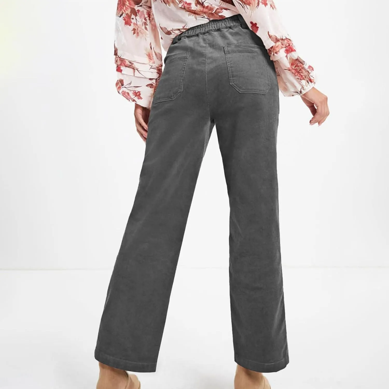 Straight Leg Pants Women Casual Athletic Pants Stretch Work Trousers Comfort Hiking Pants Classic Daily Pants