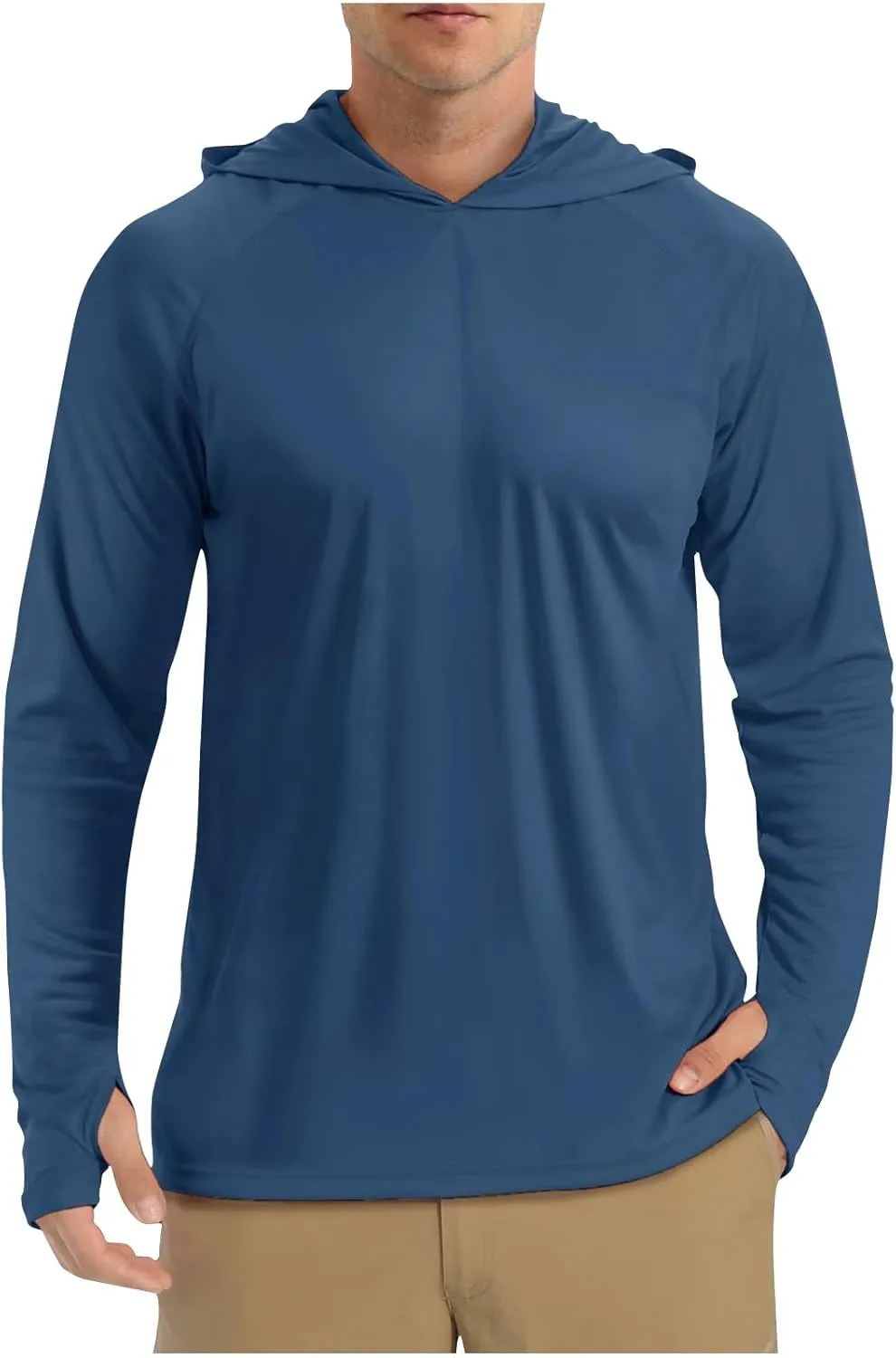 Sun Shirts for Men Hoodie Casual UPF 50  Uv Protection Fishing Shirt Lightweight Quick Dry Long Sleeve Athletic Shirt