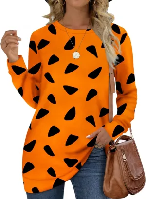 Sweatshirts for Women Crew Neck Long Sleeve Plain Fashion Casual Tops
