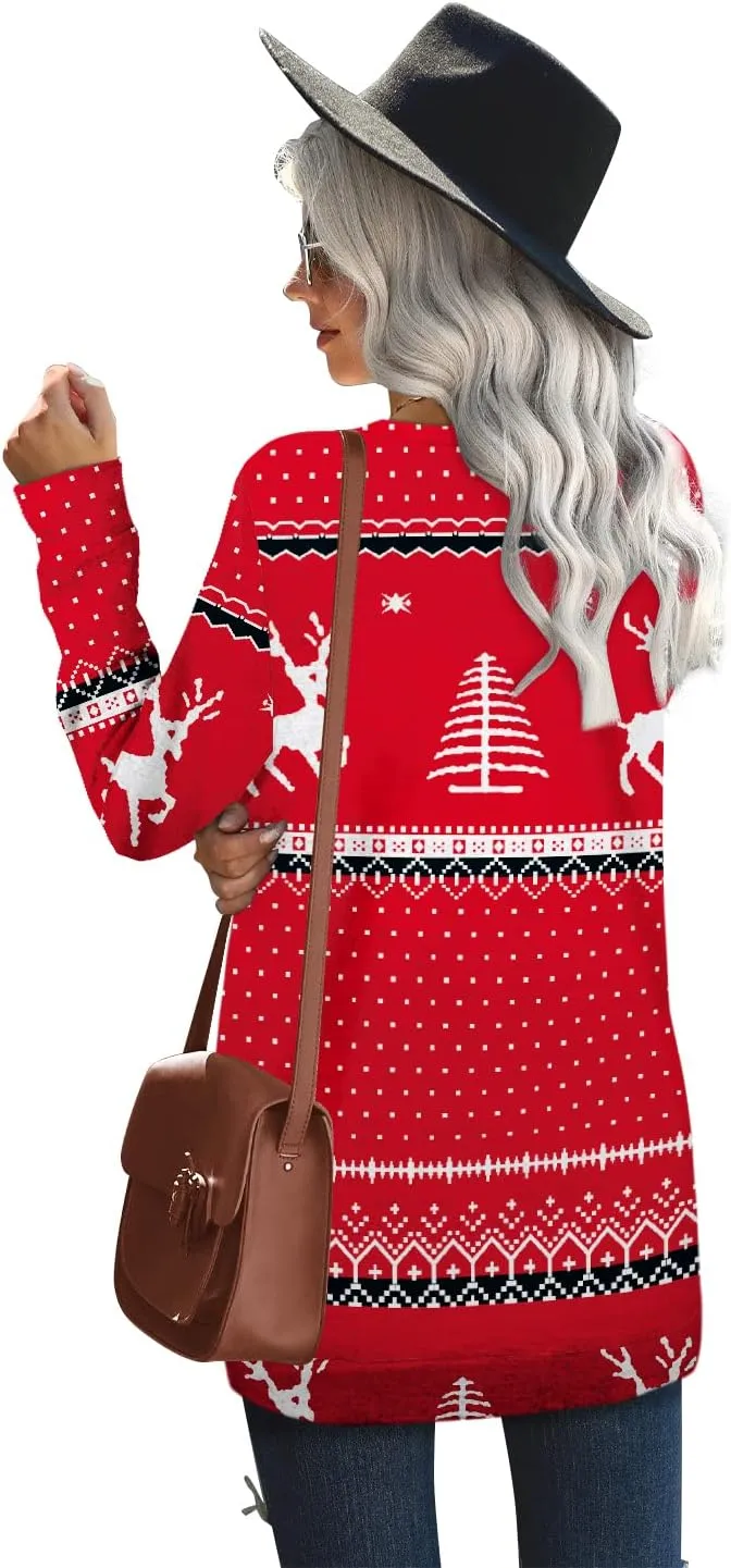 Sweatshirts for Women Crew Neck Long Sleeve Plain Fashion Casual Tops